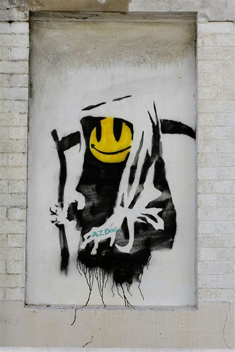 This opens in a new window. Banksy Death | I finally ended up in Greville st with my ...