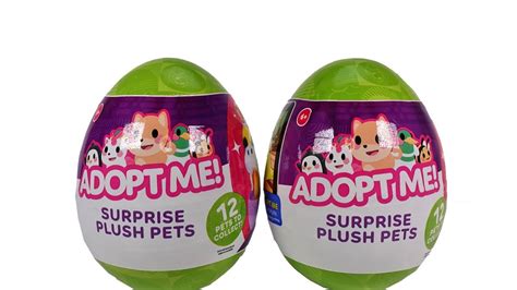 Adopt Me Series 2 Surprise Plush Pets Egg Blind Box Unboxing Review