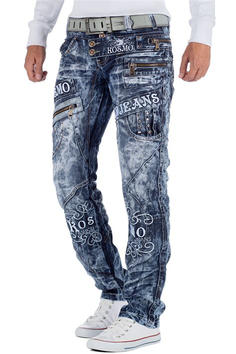 Mens Jeans Trousers Mens Pants Straight Slim Regular Cut Fit Cargo Denim Flashy Ebay