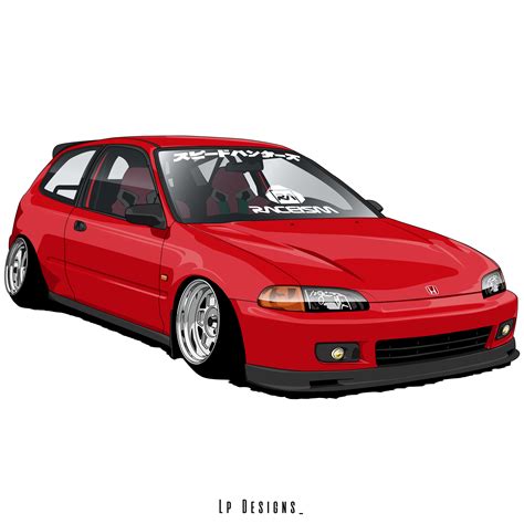 Artstation Honda Civic Eg