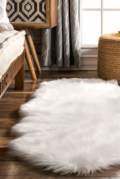 Faux Sheepskin Rug White Rugs Flexible Payments