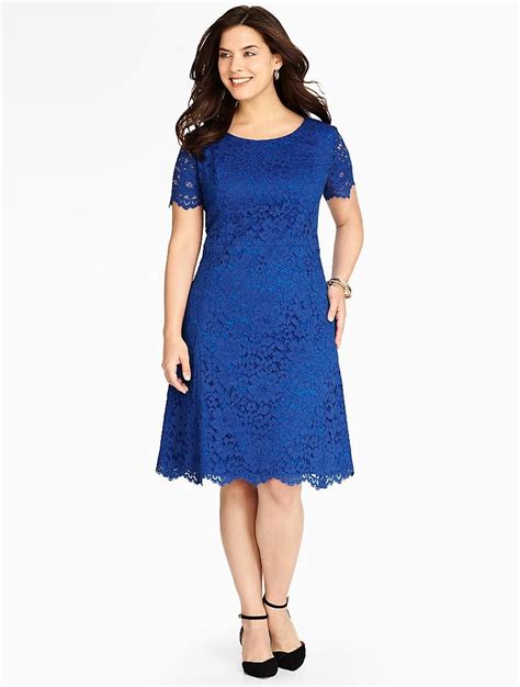 Holiday Party Dress Talbots Amherst Lace Fit And Flare Dress