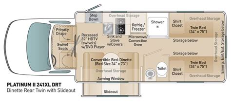 Pin On Twin Bed Rv Floor Plans