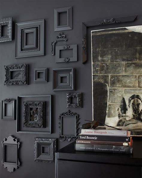 28 Ideas For Black Wall Interiors And How To Style Them