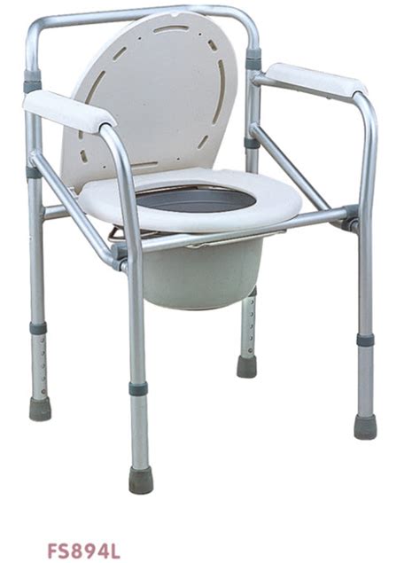 เก้าอี้นั่งถ่าย FS894L อลูมิเนียม พร้อมถัง พับได้ (ส่งฟรี ...
