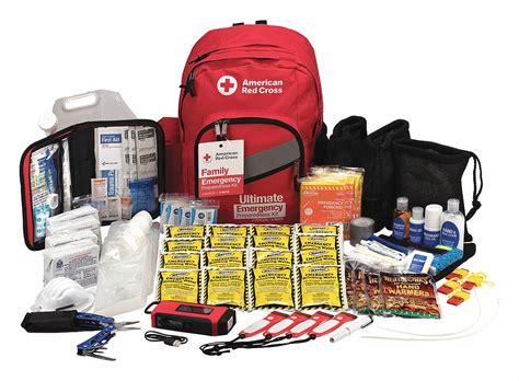 American Red Cross Emergency Preparedness 4 People Served Per Kit