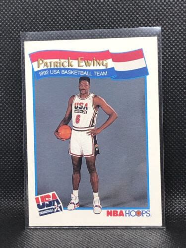 1991 92 Hoops Mcdonalds 53 Patrick Ewing Usa Dream Team Basketball Ebay