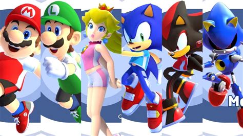 Mario And Sonic At The Olympic Games Tokyo 2020 All Characters YouTube