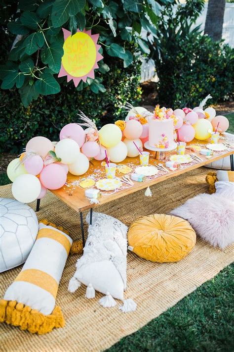 Fun Festive End Of Summer Soiree And Pool Party Summer Diy