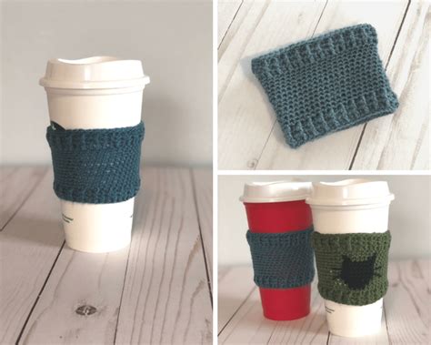 Sock Yarn Cup Sleeve Crochet Pattern Fandom Knitting And Crochet