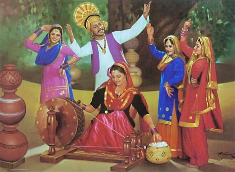 Punjabi Culture Punjab In 2019 Indian Art Paintings Punjab