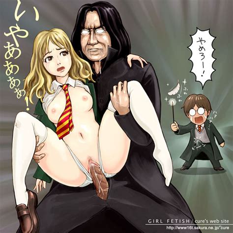 Harry James Potter Hermione Granger And Severus Snape