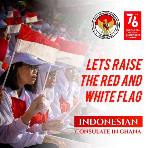 happy 76th independence day indonesia indonesian consulate in ghana