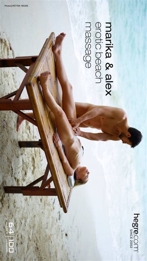 Marika In Alex Erotic Beach Massage For Hegre Art