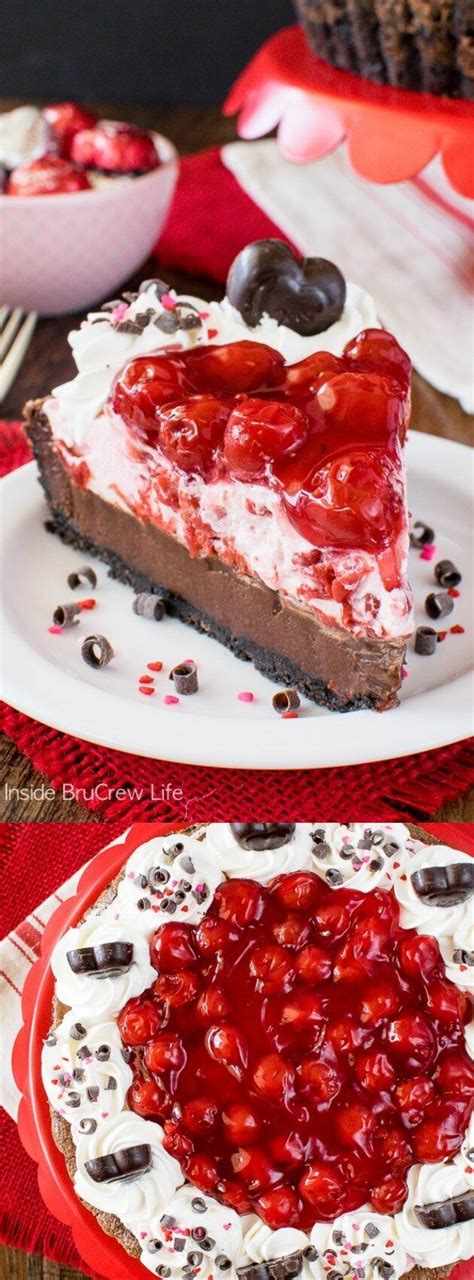 Chocolate Cherry Mousse Tart The Best Blog Recipes Chocolate Pie