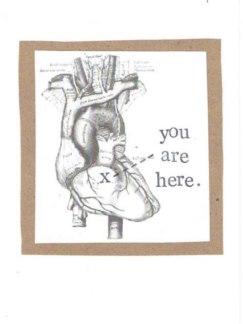 Maybe you would like to learn more about one of these? You Are Here Anatomy Heart Valentine, $3.50 | Valentine love cards, Valentines cards, Love cards