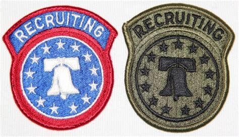 Original Us Army Recruiting Command Patches Color And Subdued Ebay