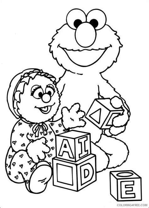 Sesame Street Coloring Pages Alphabet Coloring4free Coloring4Free Com