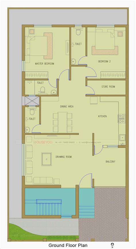 2 Bedroom House Plan North Facing Indian Style 2 Bhk Elevation Design