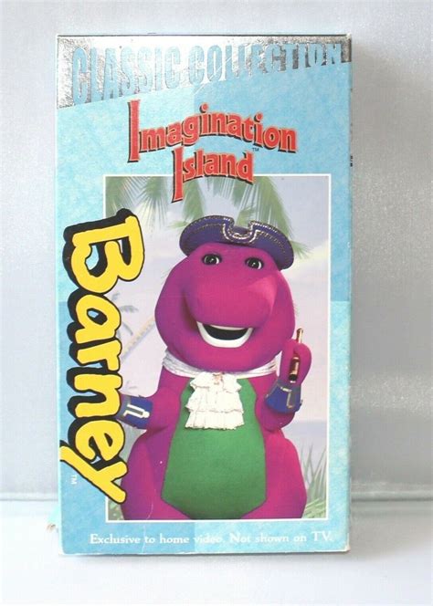 Barney Imagination Island Classic Collection Vhs Video Tape Only Sing