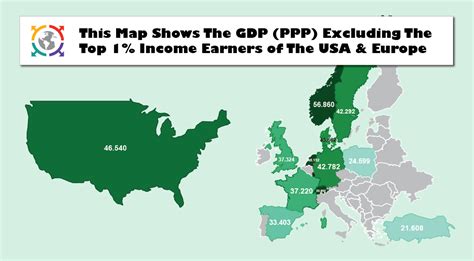 This Map Shows The Gdp Ppp Excluding The Top 1 Income Earners Of The