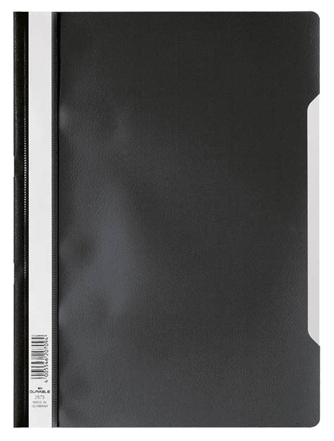 Durable A4 Clear View Folder Black Pack Of 50 Uk Office