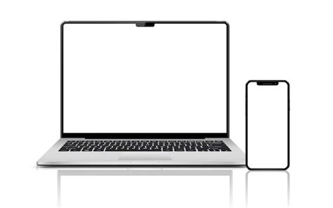 Premium Vector Laptop Computer And Mobile Phone Mockup