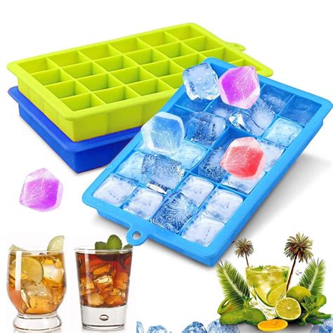 Ice Cube Maker Silicone Mold Ice Balls Maker Grid Sphere Tray Mold Cube