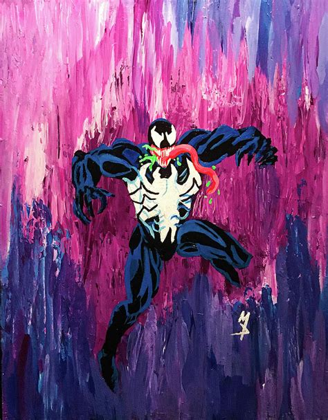 Venom Painting By Mike Docherty Fine Art America