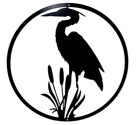 Blue Heron Silhouette Clip Art At Getdrawings Free Download
