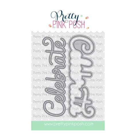 Pretty Pink Posh Large Celebrate Shadow Die The Foiled Fox