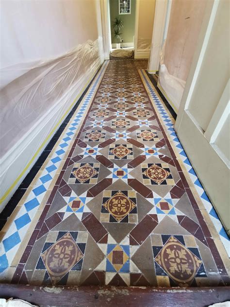 Classic Victorian Hallway Floor Restored In Barnsley Cleaning And