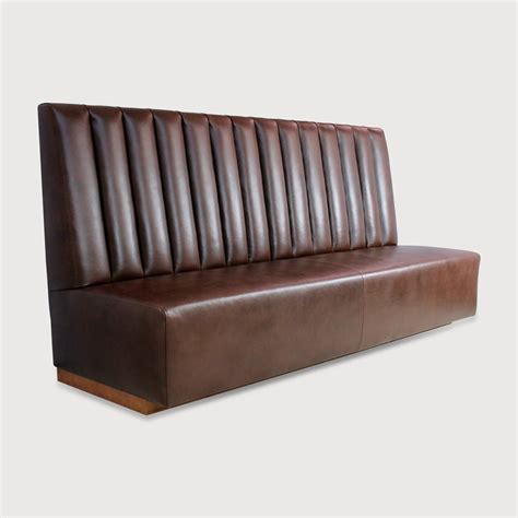 Austin Leather Banquette Jamie Stern Design Furniture