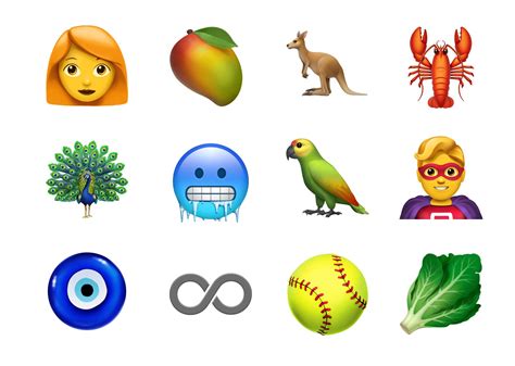 Emoji images may be different on your device! Plus de 70 nouveaux émojis arrivent sur iPhone - Belgium ...