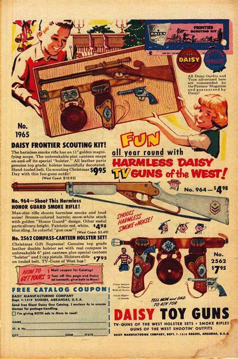 Harmless Daisy Tv Guns Of The West Old Advertisements Retro