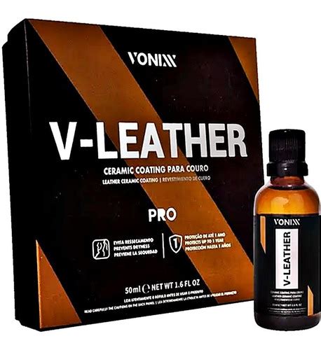 v leather pro ceramic coating para couro 50ml vonixx parcelamento sem juros