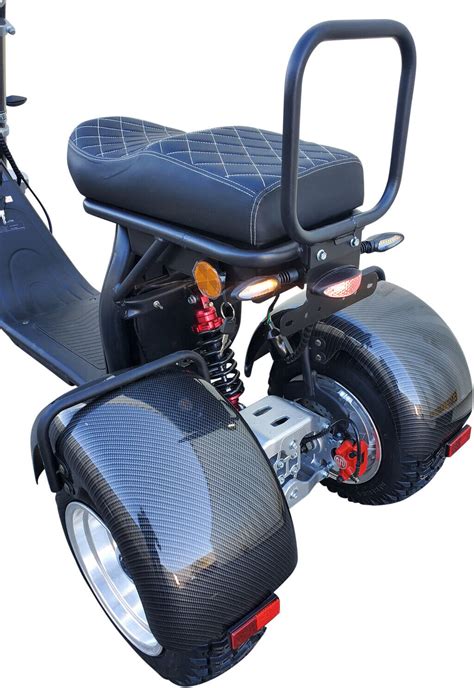 W Electric Wheel Fat Tire Chopper Harley Scooter Trike Citycoco