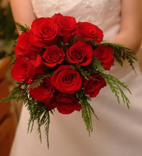 Bouquet Bridal Red Roses Bridal Bouquets