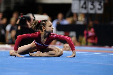 Mattie Larson On Floor At Olympic Team Trials Female Gymnast