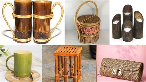 Interesting Handmade Natural Bamboo Products Traditional Asian Bamboo