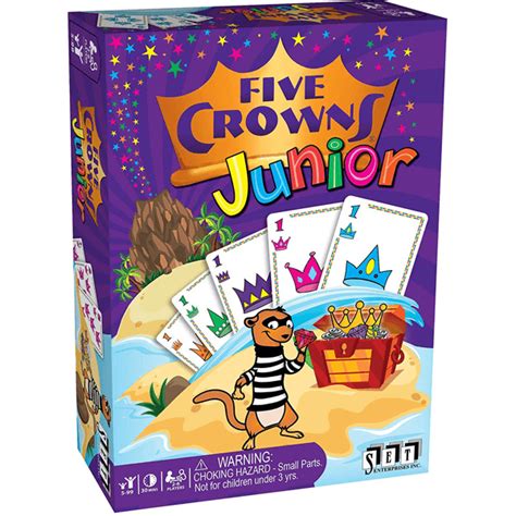 Enjoy a unique game of rummy with five suits with the five crowns card game. Five Crowns Junior Card Game | JR Toy Company