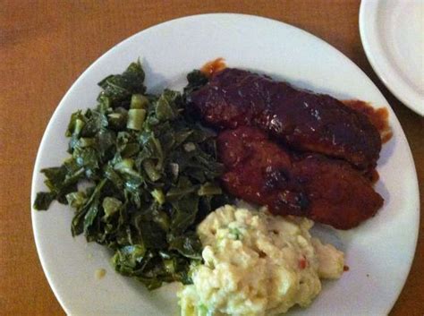 Vegan soul food greens recipe. Soul Vegetarian II / Atlanta: BBQ Kalebone and Collard ...