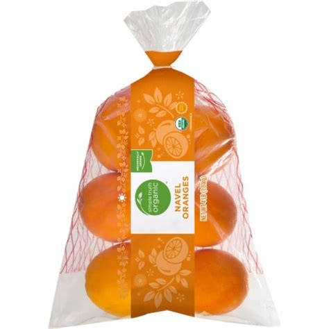 Simple Truth Organic™ Navel Oranges 4 Lb King Soopers