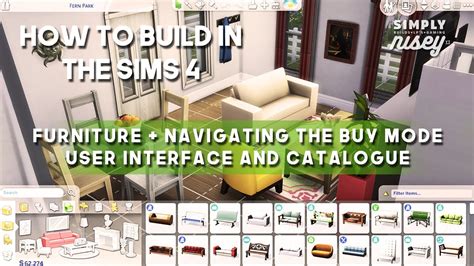 How To Build In The Sims 4 Part 3 Furniture Navigating The Buy Mode