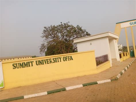 Summit University Offa Supplementary Admission 20212022 Beta Studies