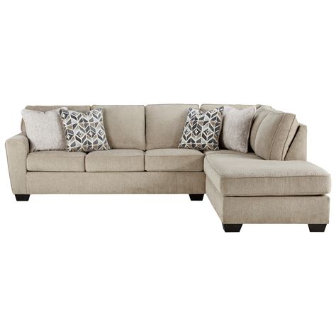 Ashley Signature Design Decelle Contemporary 2 Piece Sectional With