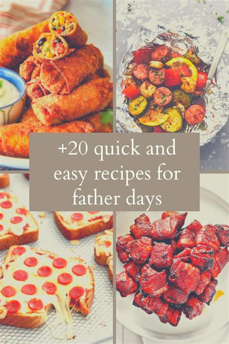 20 quick and easy recipes for father day recipes quick easy meals easy meals