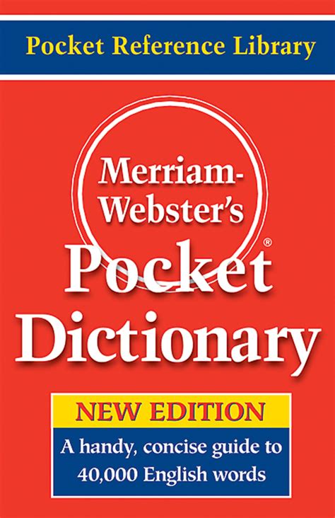 Buy Merriam Websters Pocket Dictionary