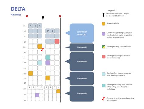 Delta Seating Chart Edrawmax Template