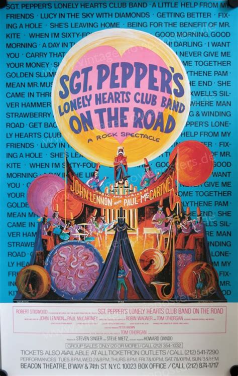 Sgt Peppers Lonely Hearts Club Band On The Road Poster Print The